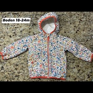 Mini boden rain coat